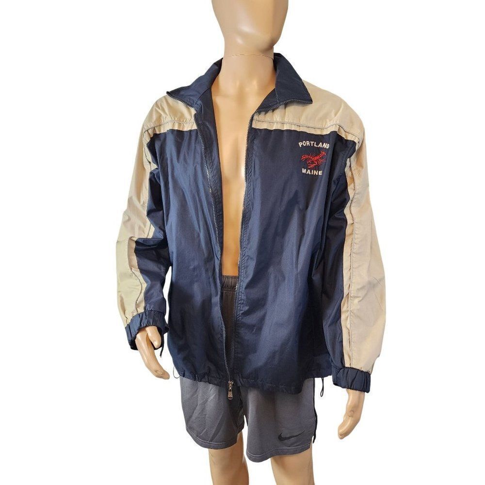 GoGo Sports Inc Zip up Windbreaker Jacket, 2XL, Men's